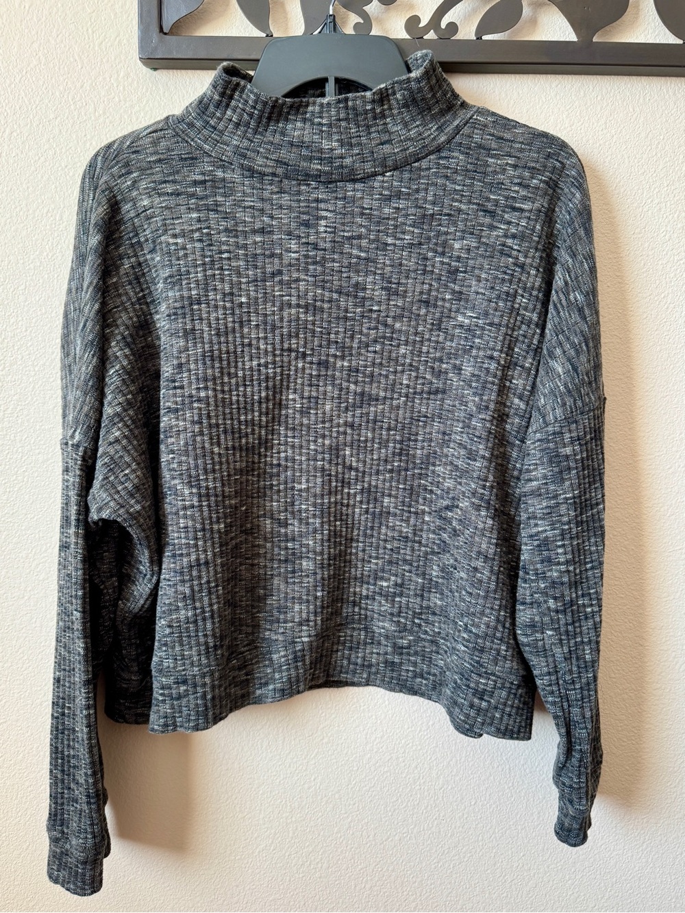 Known Supply Ribbed Mock Neck Sweater -Organic Cotton